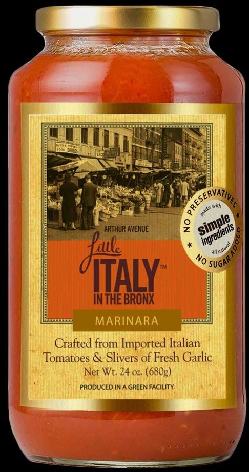 Little Italy In The Bronx Marinara Sauce, 24 Ounce -- 6 Per Case