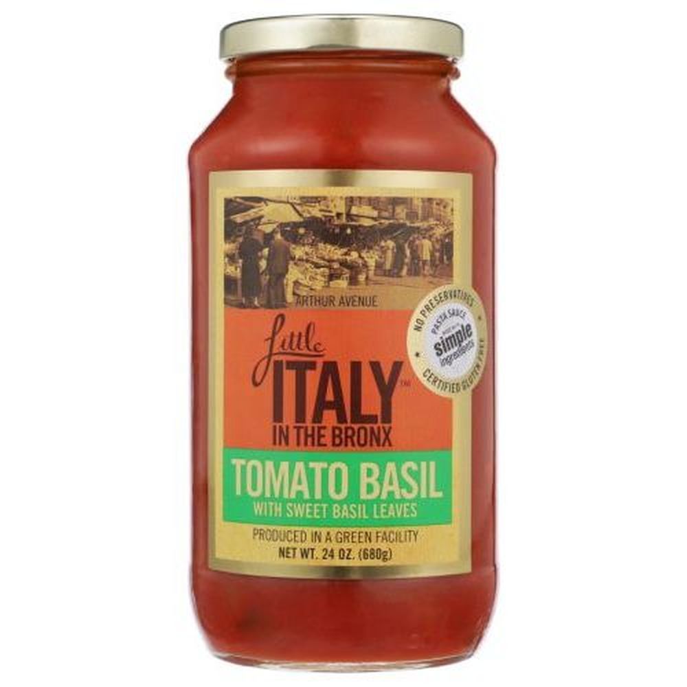 Little Italy In The Bronx Tomato Basil Sauce, 24 Ounce -- 6 Per Case