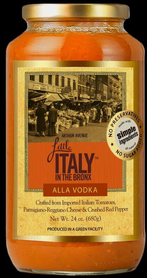 Little Italy In The Bronx Alla Vodka Sauce, 24 Ounce -- 6 Per Case