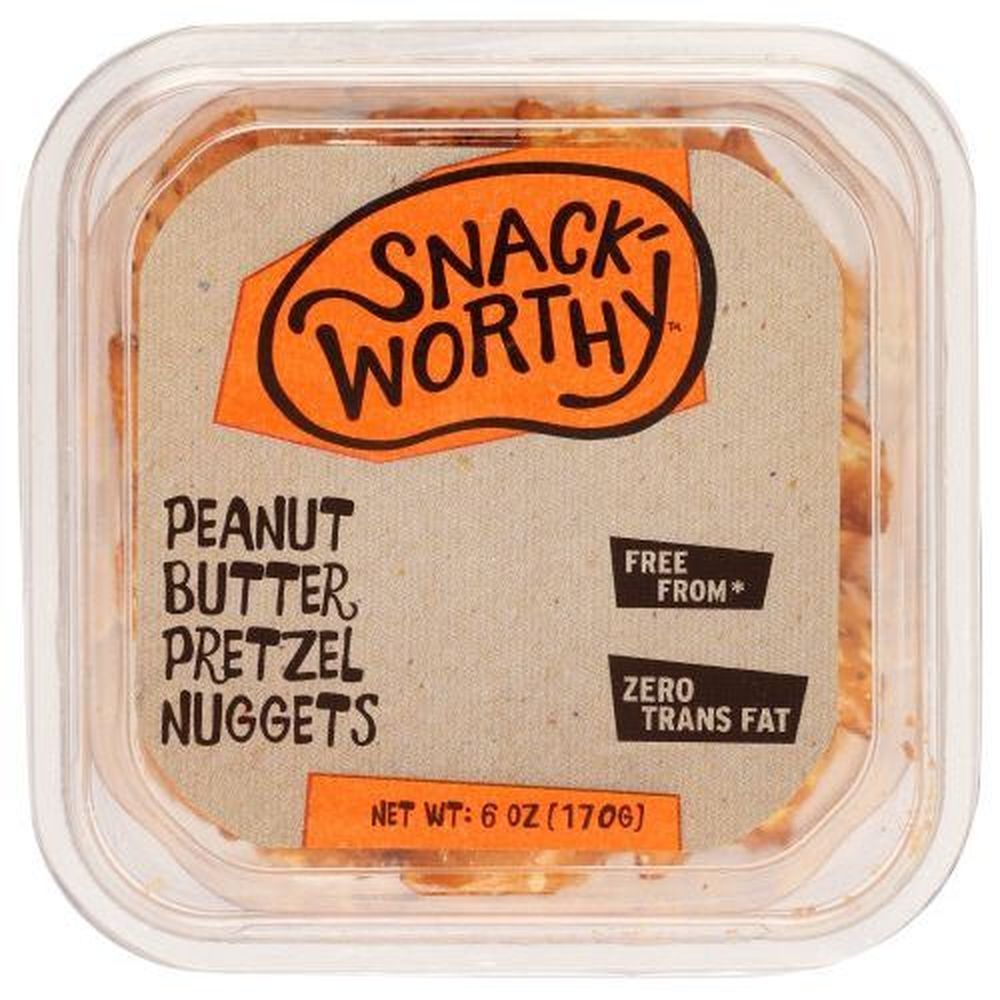 Snackworthy Peanut Butter Pretzel Nuggets, 6 Ounce -- 12 Per Case