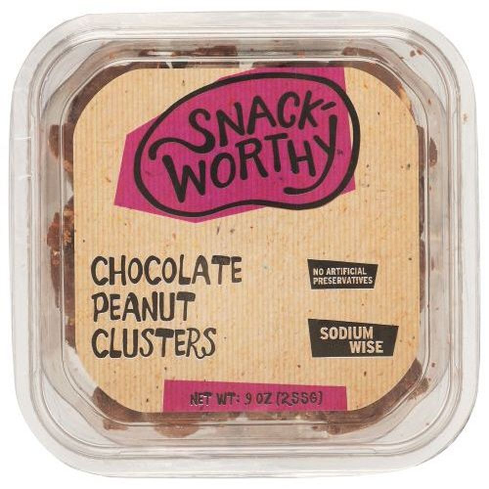 Snackworthy Peanut Chocolate Clusters, 9 Ounce -- 12 Per Case