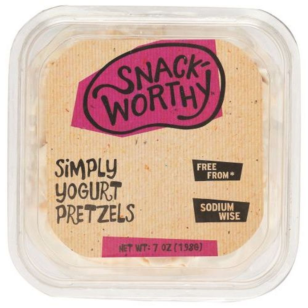 Snackworthy Simply Yogurt Pretzels, 7 Ounce -- 12 Per Case