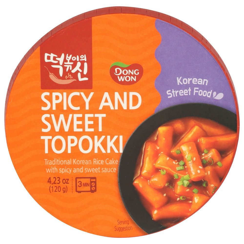 Dong Won Spicy And Sweet Topokki, 4.23 Ounce -- 8 Per Case