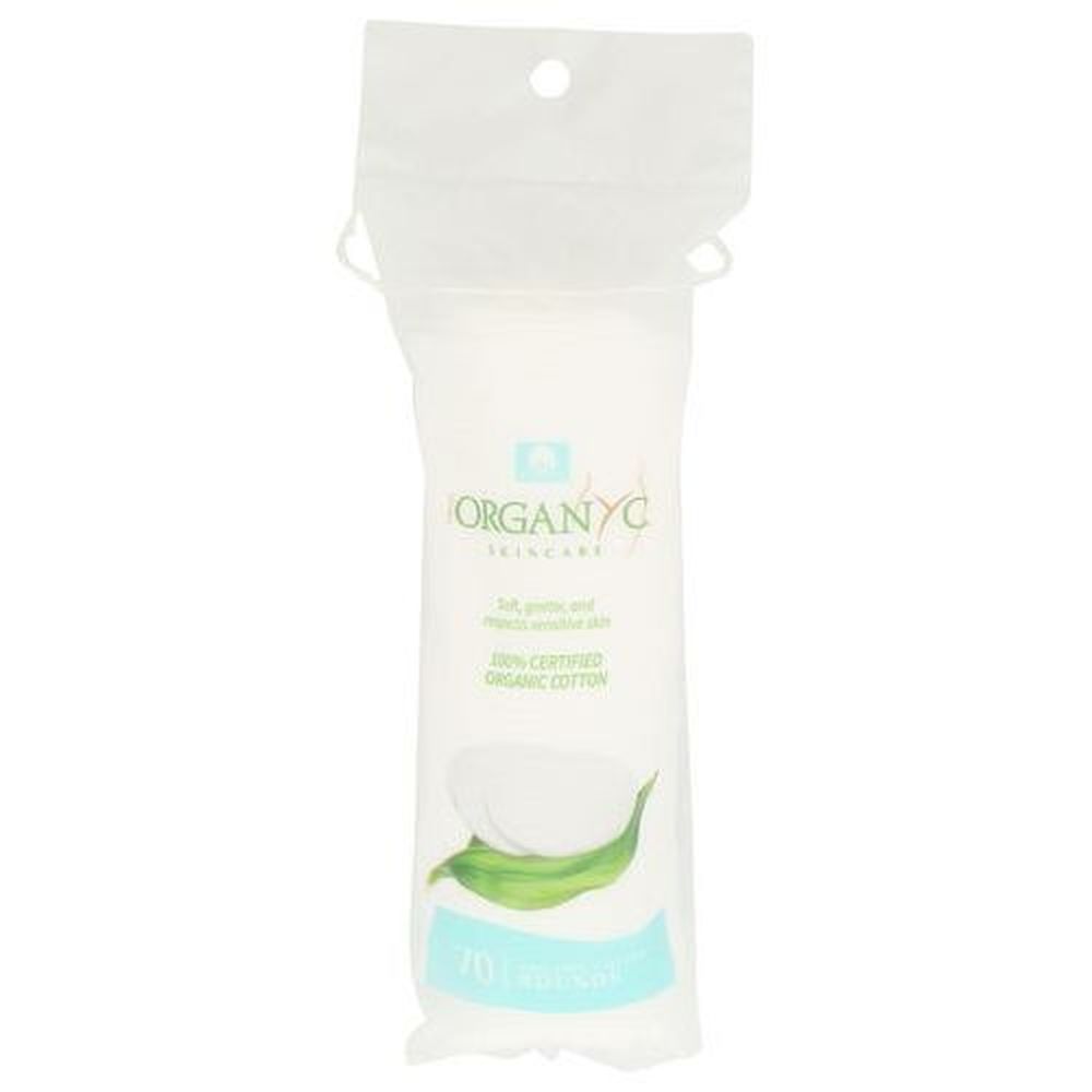 Organyc Cotton Round, 70 Count