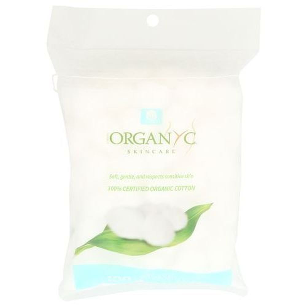 Organyc Cotton Ball, 100 Count