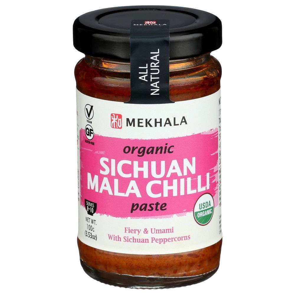 Mekhala Organic Sichuan Mala Chilli Paste, 3.53 Ounce -- 6 Per Case