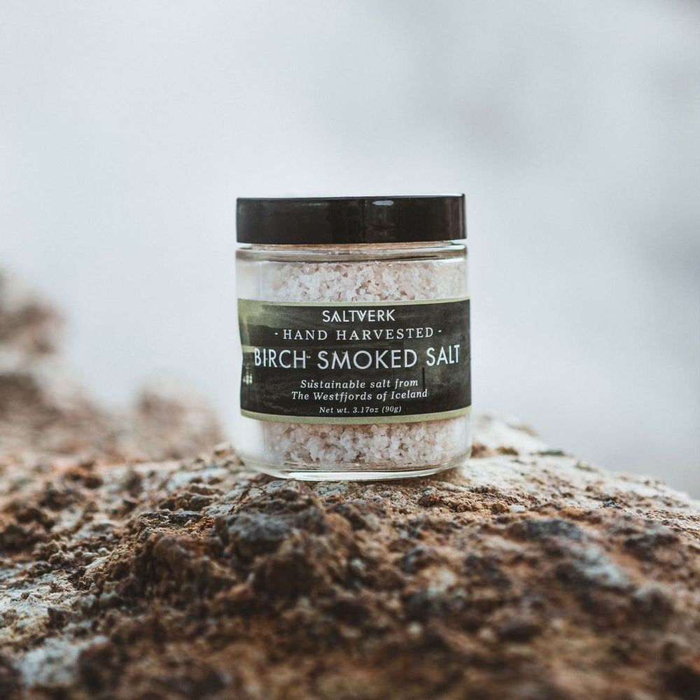 Saltverk Birch Smoked Sea Salt, 3.17 Ounce -- 6 Per Case