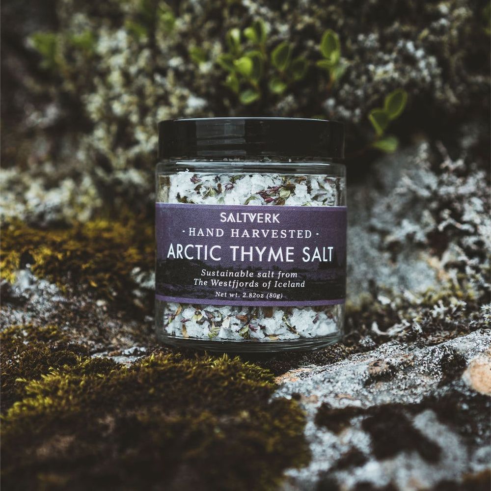 Saltverk Arctic Thyme Sea Salt, 2.82 Ounce -- 6 Per Case