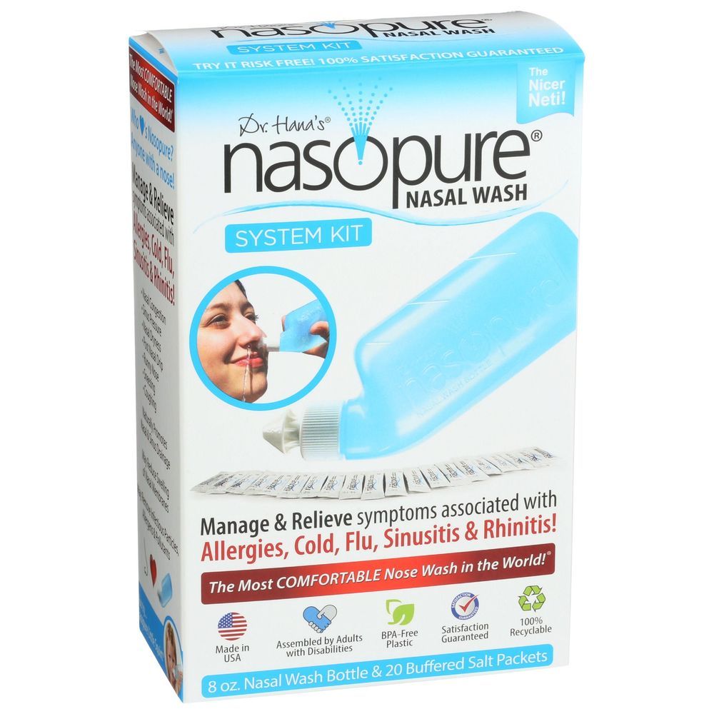 Dr Hana's Nasopure Nasal Wash System Kit, 8 Ounce