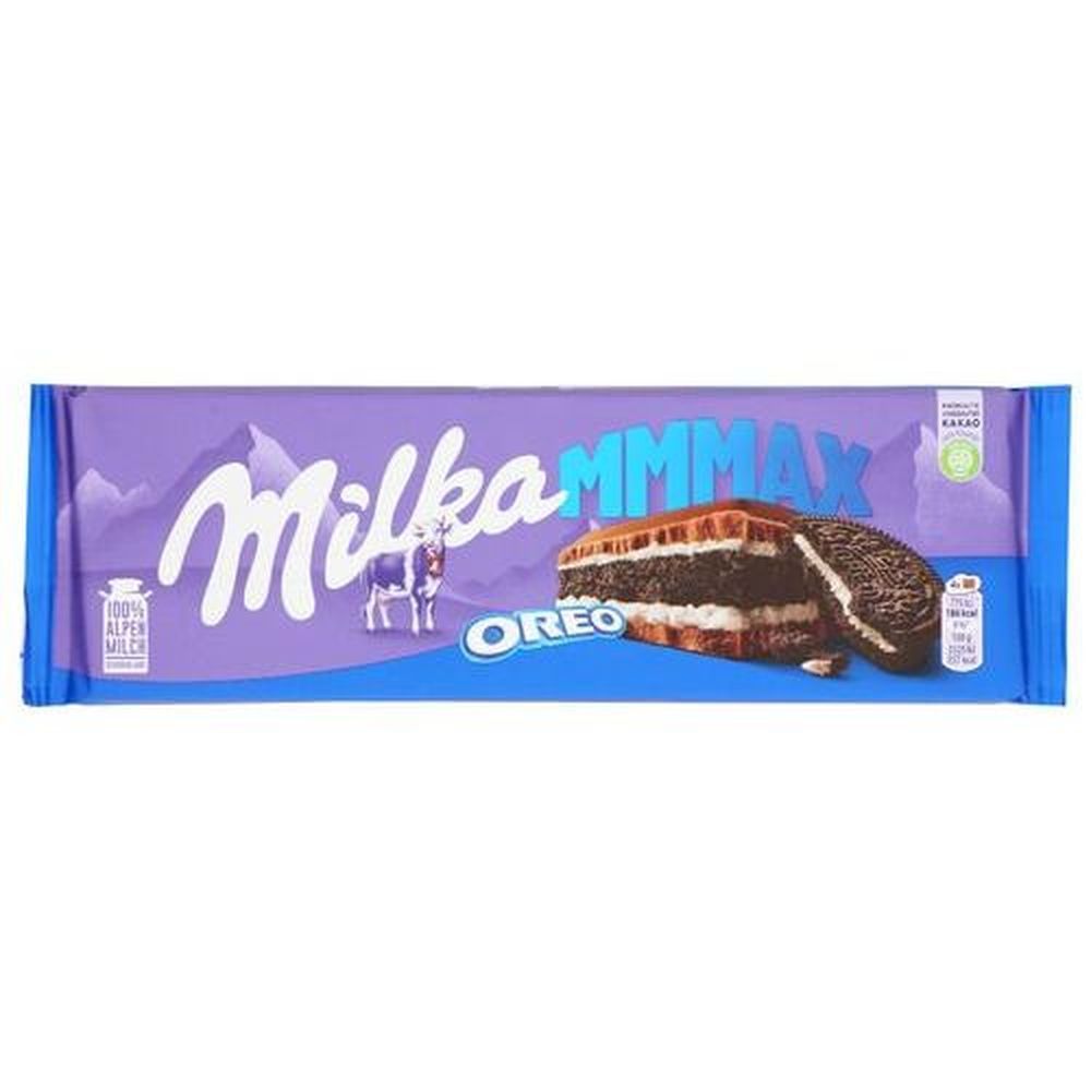 Milka Mmmax Oreo Chocolate Bar, 10.5 Ounce -- 12 Per Case