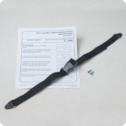 Koala Kare Black Strap Kit For Kb101, Kb111, 6 X 10 X 0.75 Inch