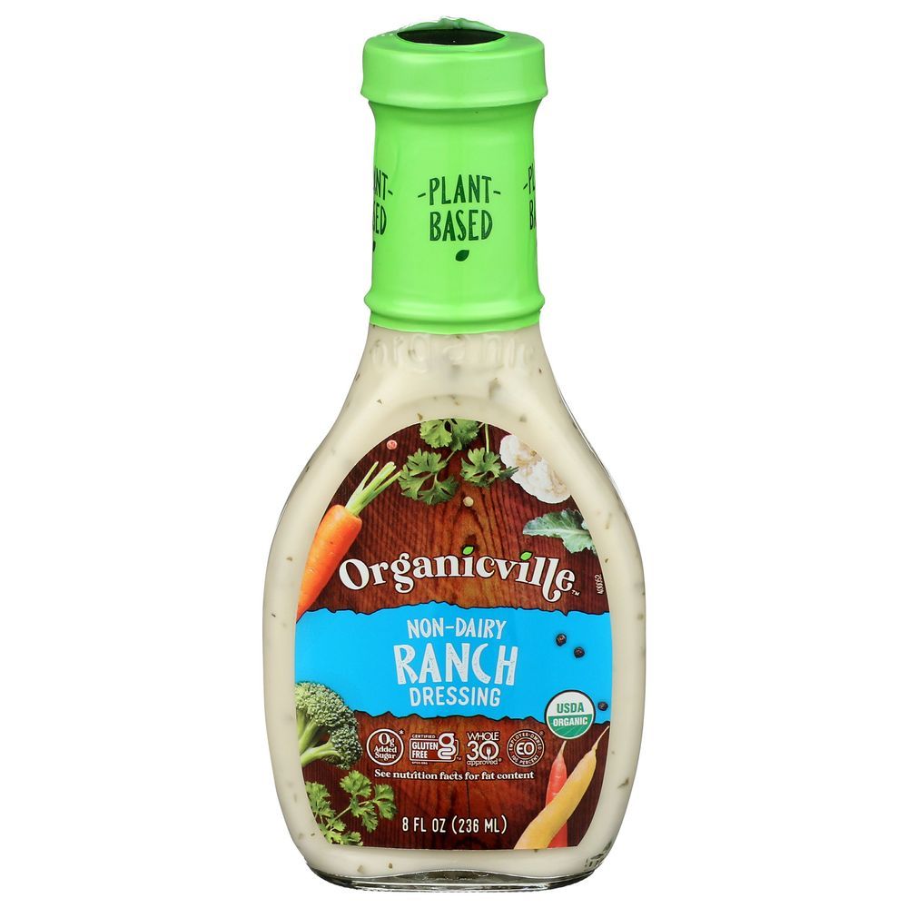 Organicville Organic Non Dairy Ranch Dressing, 8 Fluid Ounce -- 6 Per Case