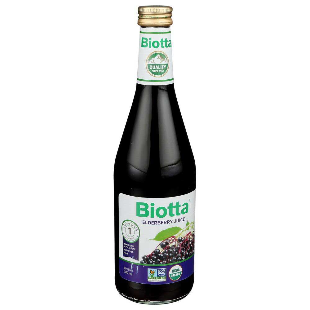 Biotta Naturals Elderberry Juice, 16.9 Ounce -- 6 Per Case