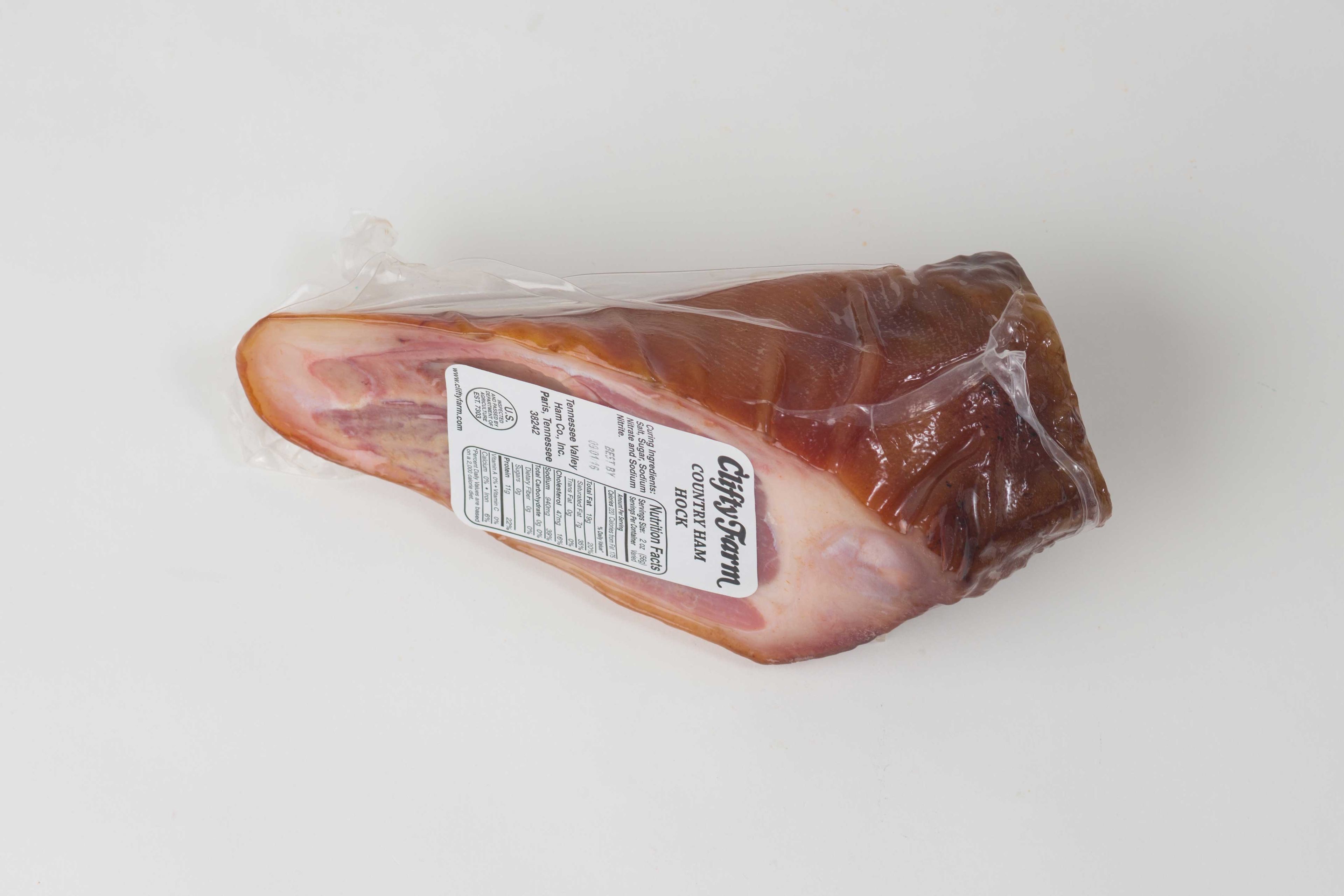 Clifty Farm Country Ham Hock -- 12 Per Case