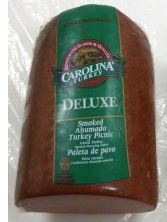Carolina Deluxe Cured Turkey, 7.5 Pound -- 2 Per Case