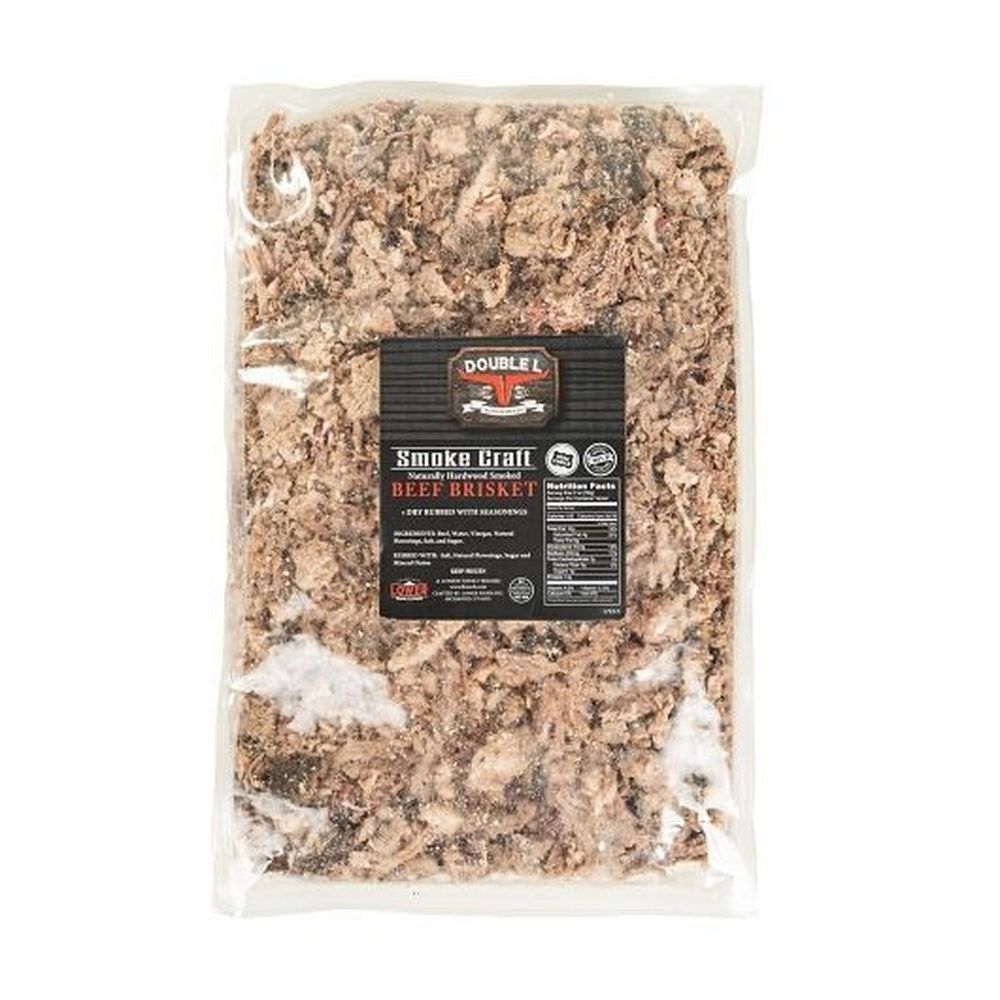 Double L Ranch Usda Choice Chopped Smoked Beef Brisket, 5 Pound -- 2 Per Case