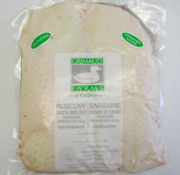 Grimaud Farms Muscovy Duck Drake Breast, 14 Ounce -- 20 Per Case