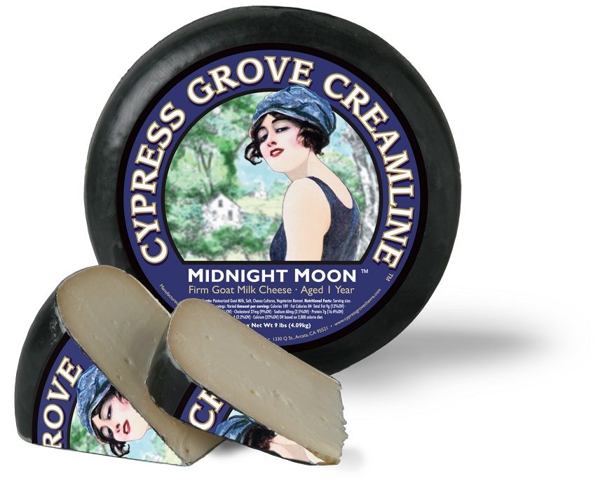 Cypress Grove Chevre Midnight Moon Cheese, 9 Pound
