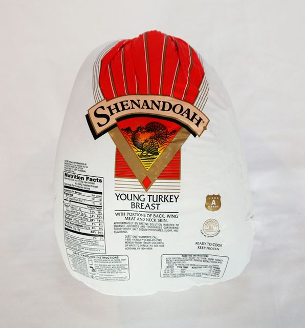 Shenandoah Young Turkey Breast, 12 Pound -- 4 Per Case