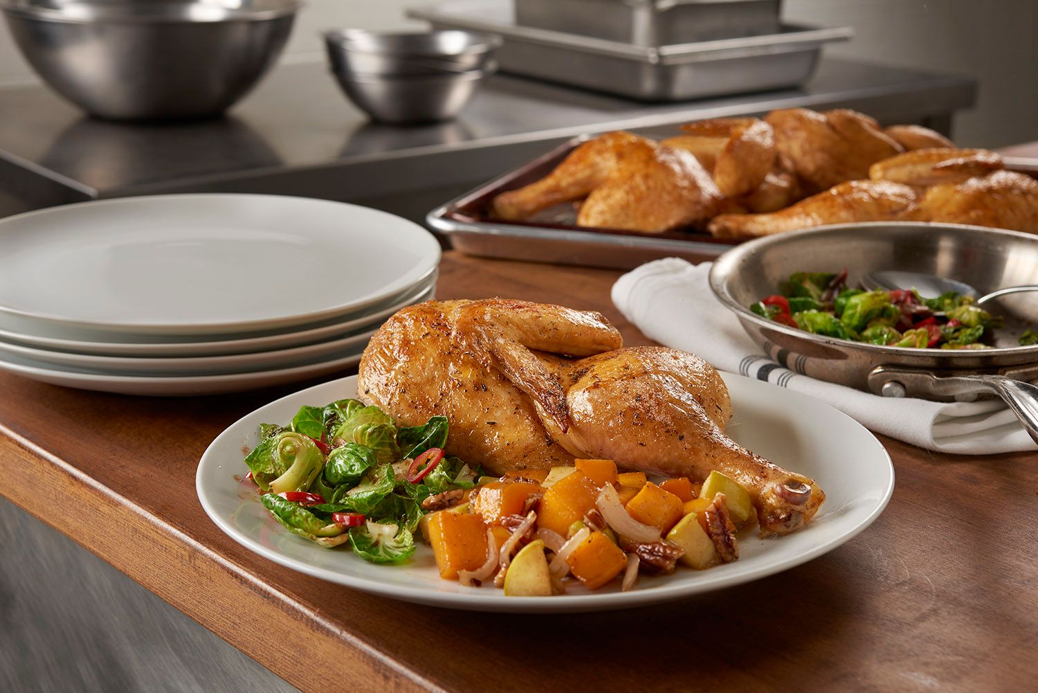 Harvestland Fully Cooked Roasted Chicken Halves Tender, 2.875 Pound -- 8 Per Case