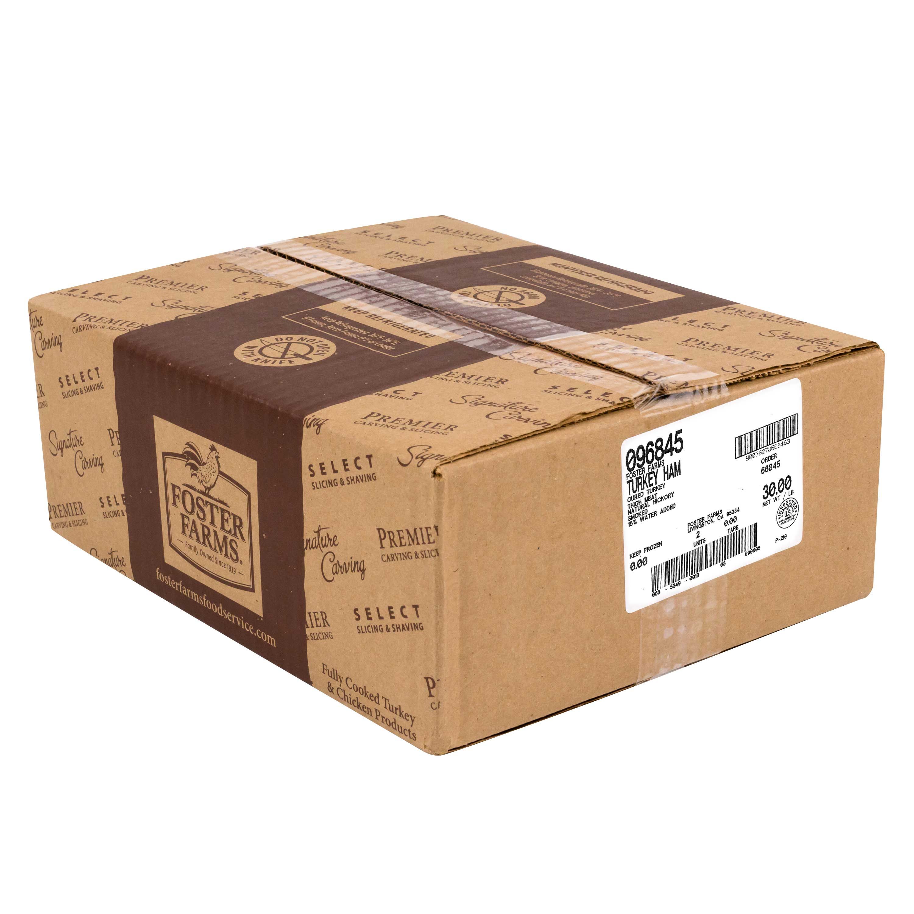 Foster Farms Hickory Smoked Turkey Ham -- 2 Per Case