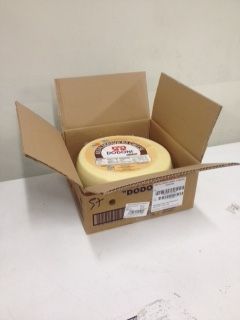 Dodoni Greek Kefalograviera Wheel Cheese, 20 Pound