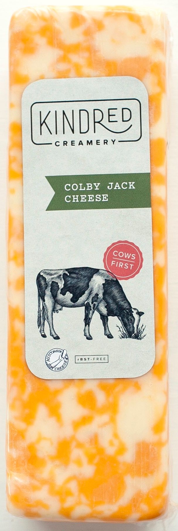Kindred Creamery Colby Jack Cheese Loaf, 5 Pound -- 2 Per Case
