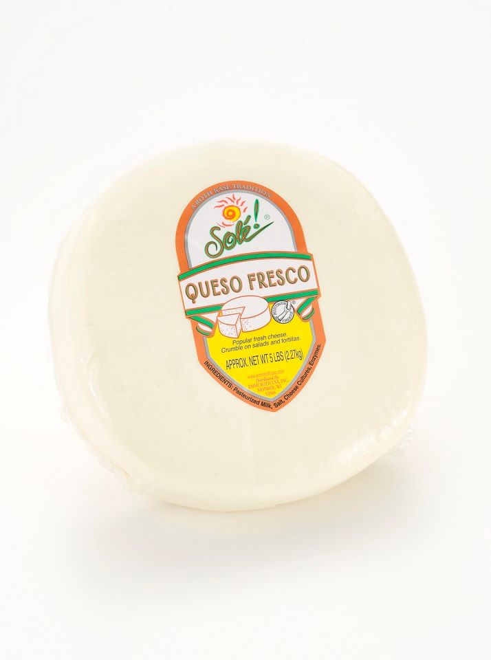 Sole Fresco Wheel Cheese, 5 Pound -- 2 Per Case