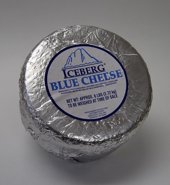 Iceberg Blue Cheese, 6 Pound -- 2 Per Case