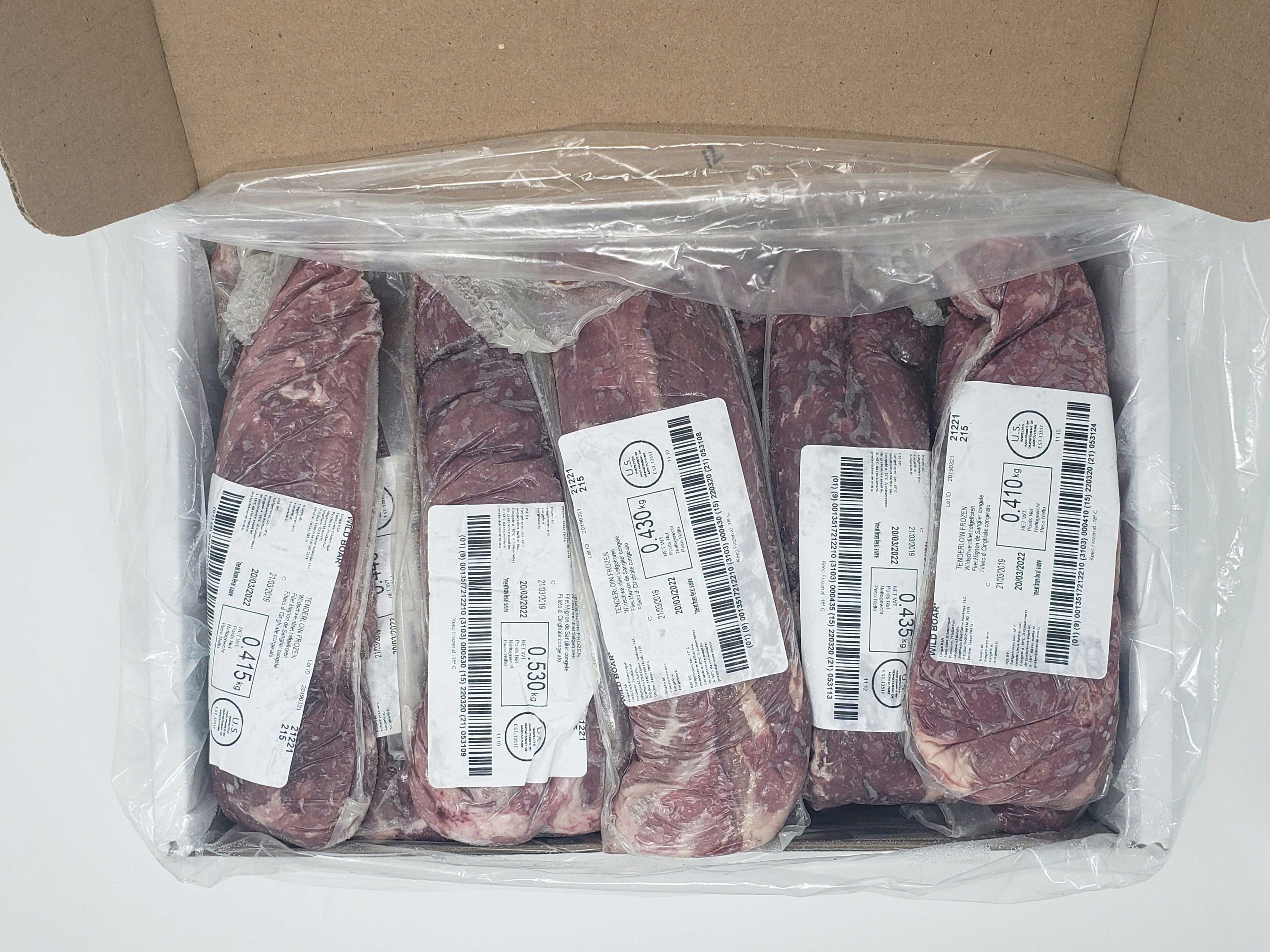 Southern Wild Game Holdings Wild Boar Tenderloin, Packet -- 10 Per Case