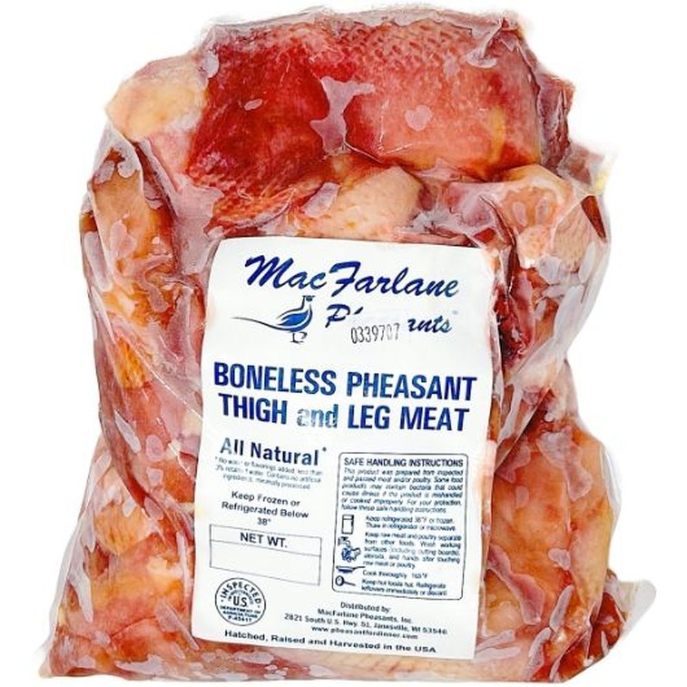Macfarlane Boneless Pheasant Thigh And Leg Meat, 28 Pound