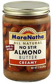Maranatha Natural Foods Creamy Almond Butter, 12 Ounce -- 6 Per Case