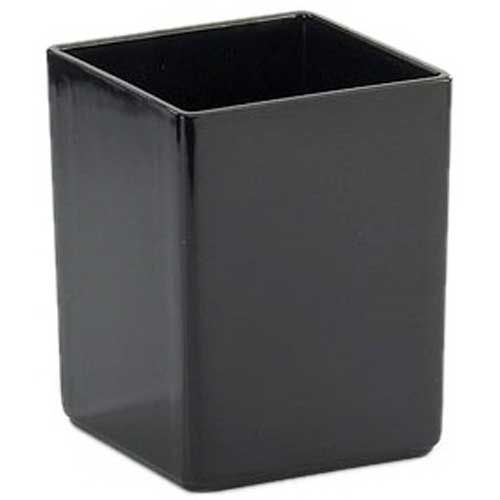 Cal-mil Black Melamine Box For Salad Bar, 5 X 5 X 6 Inch -- 2 Per Case