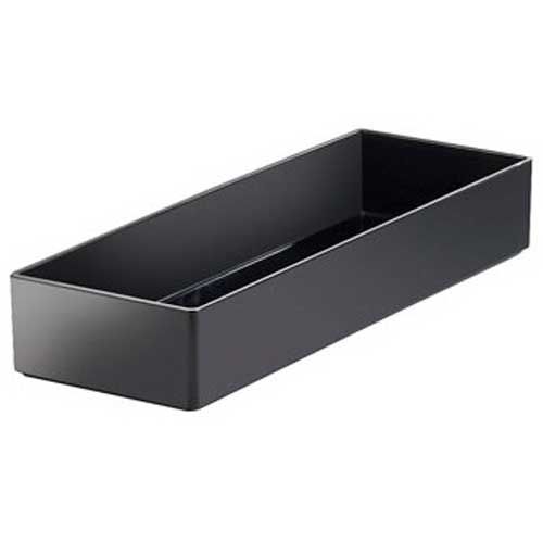Cal-mil Black Melamine Box, 7 X 20 X 3 Inch -- 2 Per Case