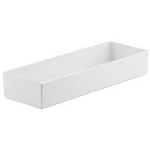 Cal-mil White Melamine Box, 7 X 20 X 3 Inch -- 2 Per Case
