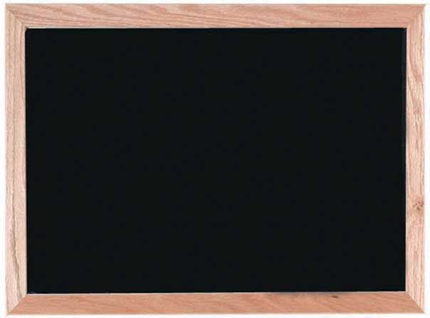 Aarco General Purpose Commercial Series Melamine Black Neon Markerboard With Solid Red Oak Frame, 18 X 24 Inch