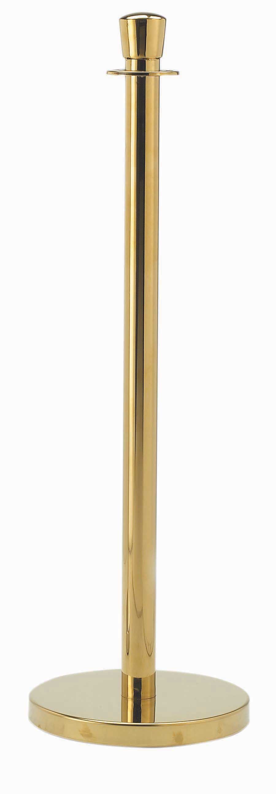 Aarco Form-a-line (tm) Brass Finish Traditional Rope Style Post, 40 Inch Height