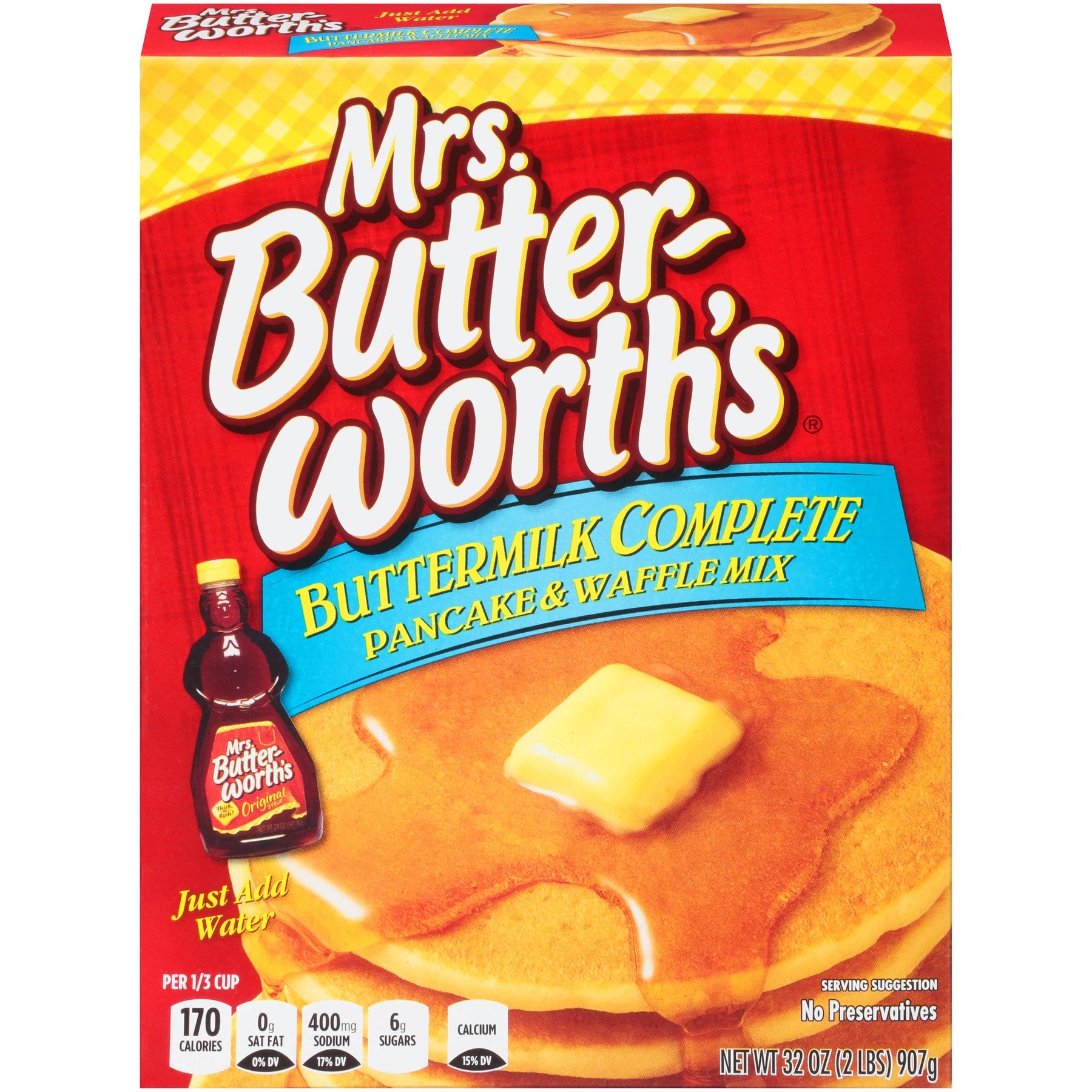 Mrs. Butterworth's Buttermilk Pancake Mix, 2 Pound -- 12 Per Case