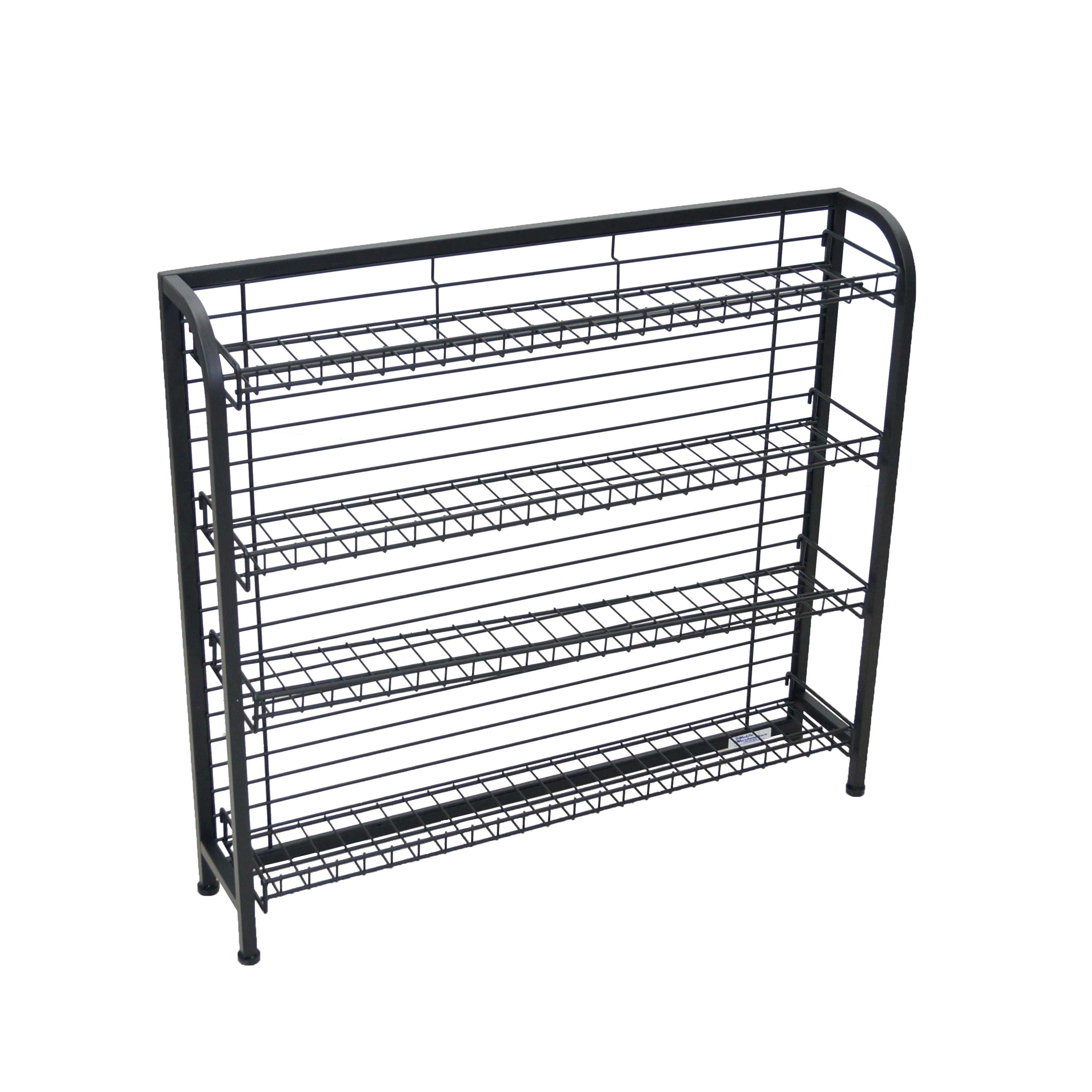 Mobile Merchandisers 4-shelf Under Counter Rack (6 Inch Shelves)