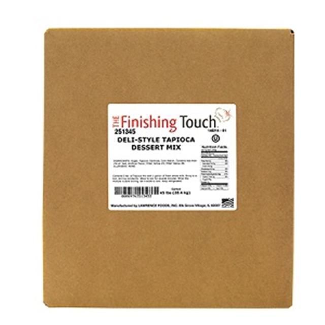 The Finishing Touch Deli Style Tapioca Dessert, 45 Pound