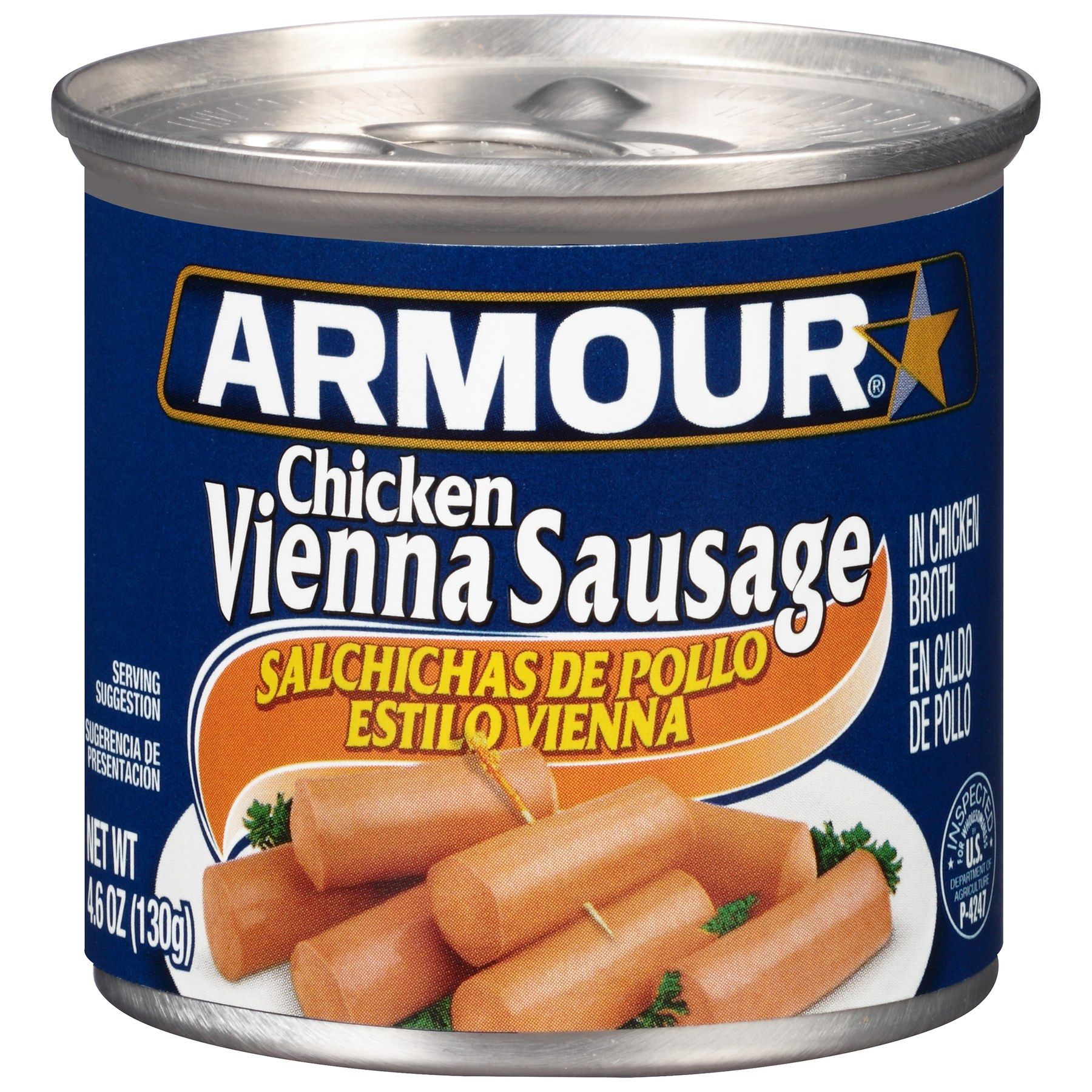 Armour Chicken Vienna Sausage, 4.6 Ounce -- 24 Per Case