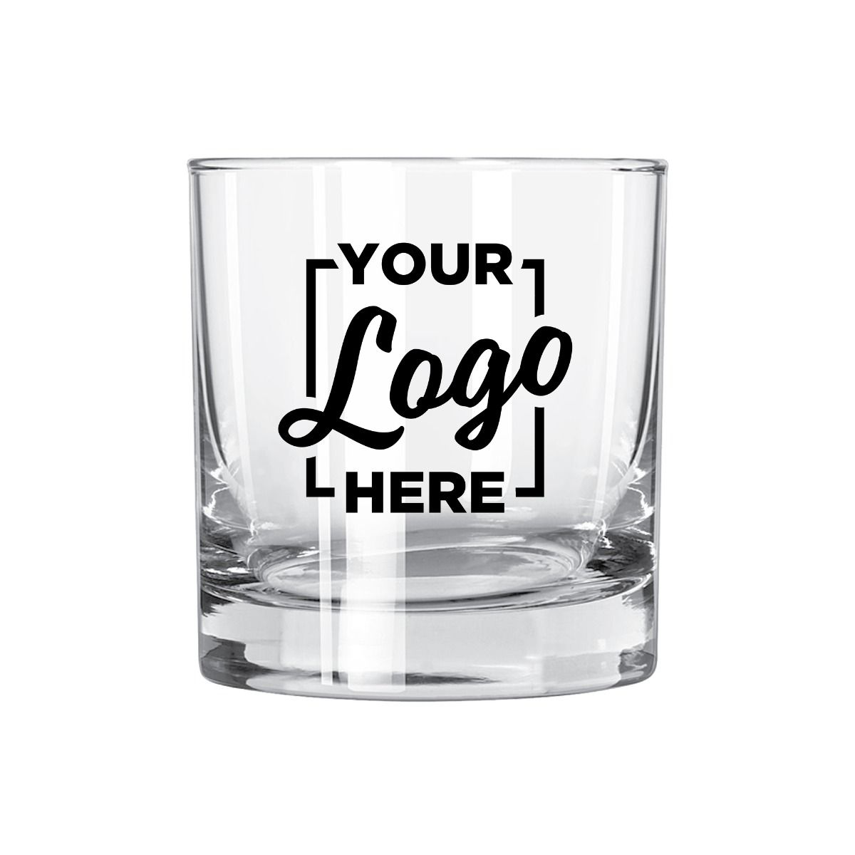 Bgd Promo Aristocrat Old Fashioned Rocks Glass, 10.5 Ounce Capacity With Custom Logo -- 144 Per Case