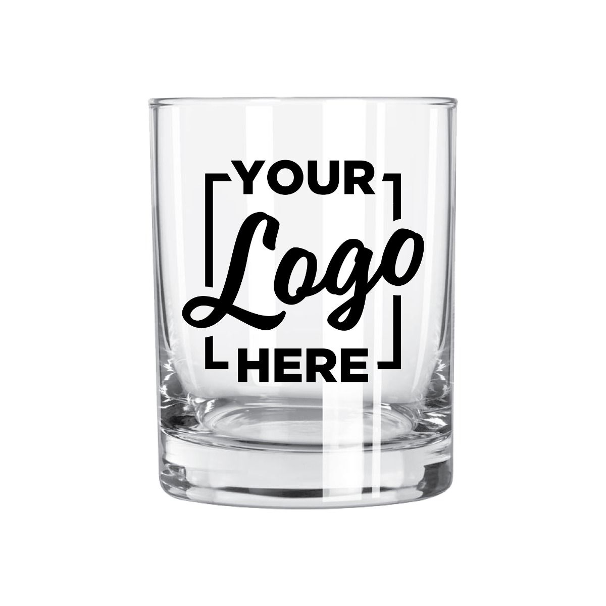 Bgd Promo Double Old Fashioned Rocks Glass, 13.5 Ounce Capacity With Custom Logo -- 144 Per Case