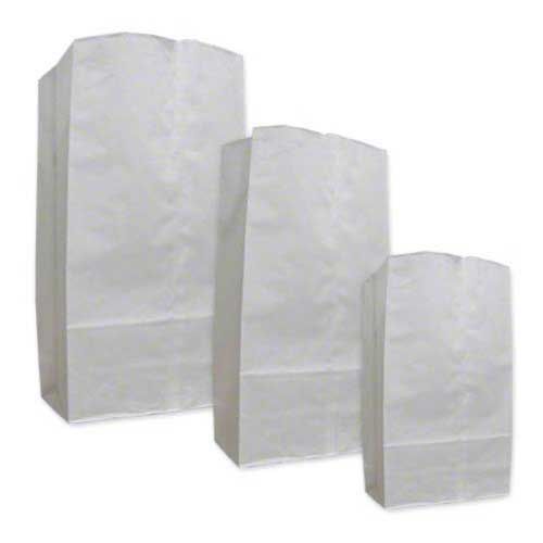 Ajm Packaging White Paper Grocery Bag, 2000 Per Bundle