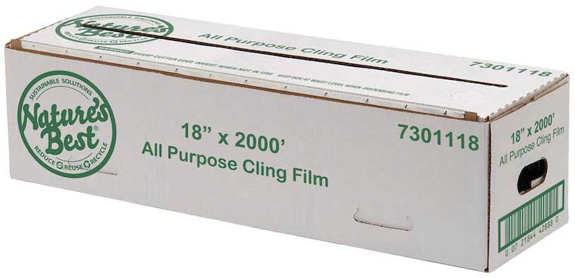 Nature's Best Polyvinyl Chloride All Purpose Cling Film, 18 Inch X 2000 Feet