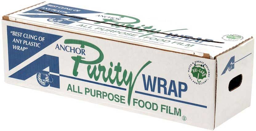 Anchor Packaging Purity Wrap Polyvinyl Chloride All Purpose Food Film Cutterbox, 18 Inch X 2000 Feet