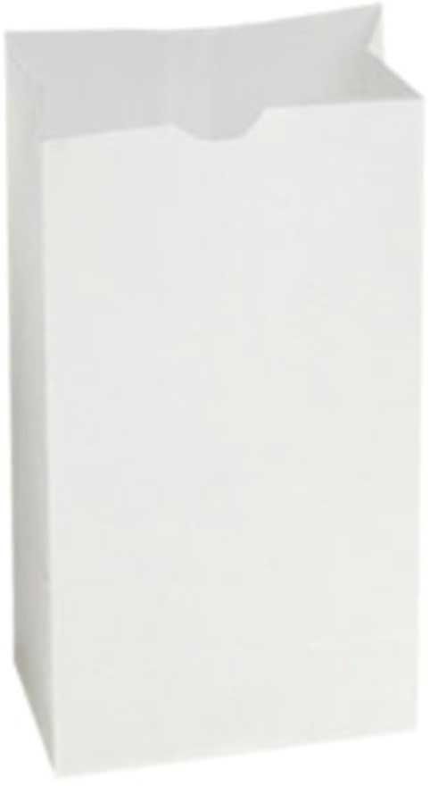 Dubl Wax Automatic Style White Wax Paper Bag, 6 Pound -- 1000 Per Case