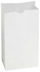 Dubl Wax Plain White Sos Bakery Bag, 8 Pound -- 1000 Per Case
