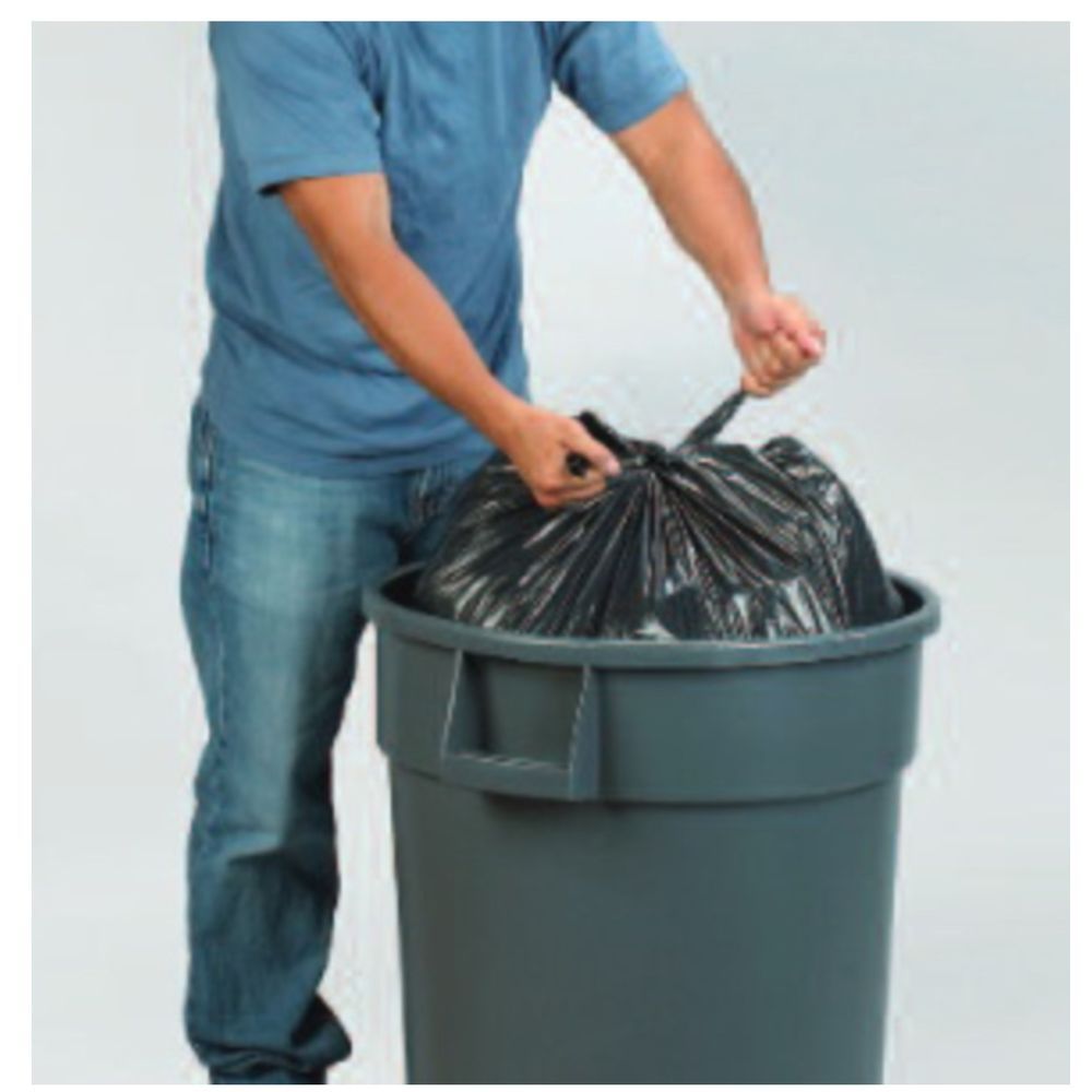 Aep Gray Ldpe 1.4 Mil Elephant Can Liner, 40 To 50 Gallon Capacity -- 100 Per Case