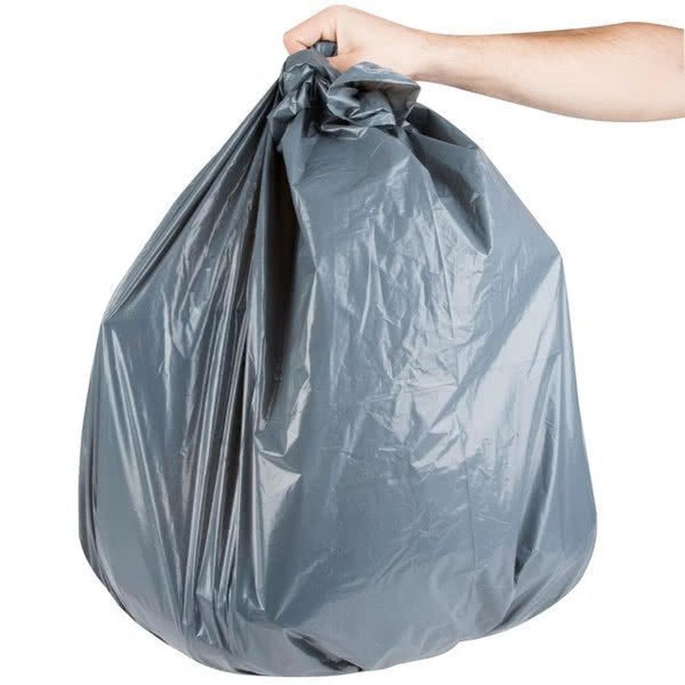 Aep 22 Mic Gray Low Density Can Liner, 24 X 24 Inch -- 500 Per Case